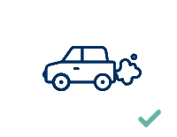 Optimiza el flujo vehicular generando una reducción importante en la huella de carbono de la ciudad.